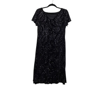 Black Embellished‎ Formal Dress Small (Sm)